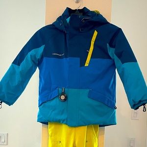 Boys Obermeyer Ski Bib and Jacket Set